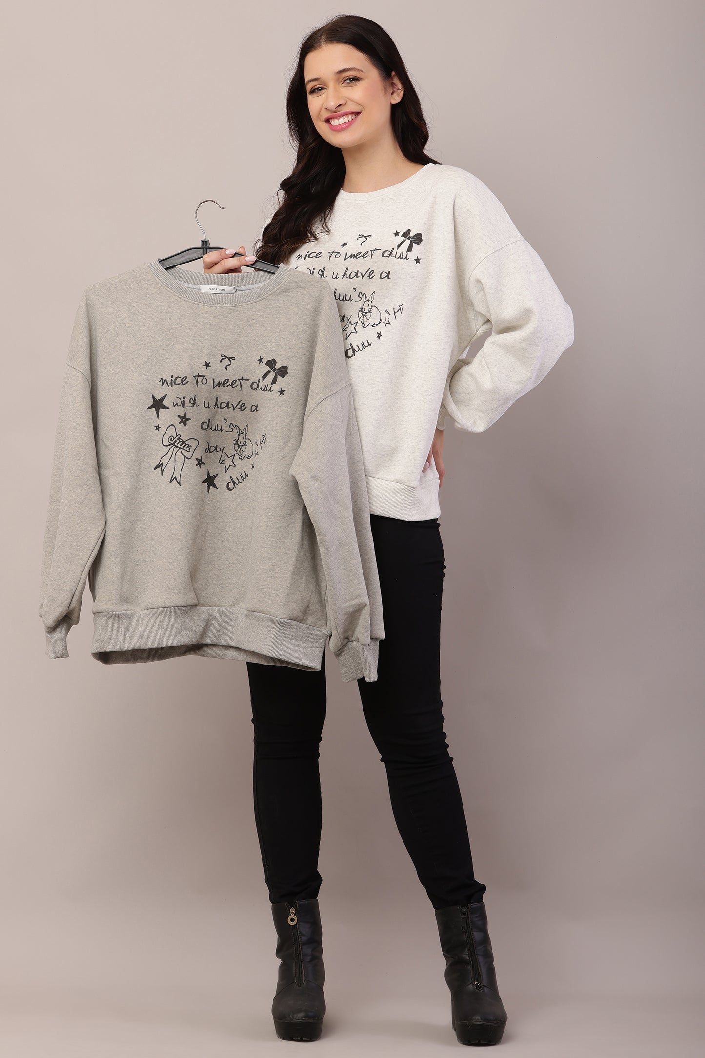 Printed Pullover Sweatshirt